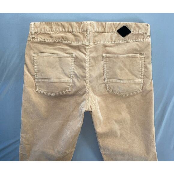 Quiksilver Straight Tapered Fit Jean Style Corduroy Pants, Cords. Beige, 38X31.5 - Picture 8 of 8